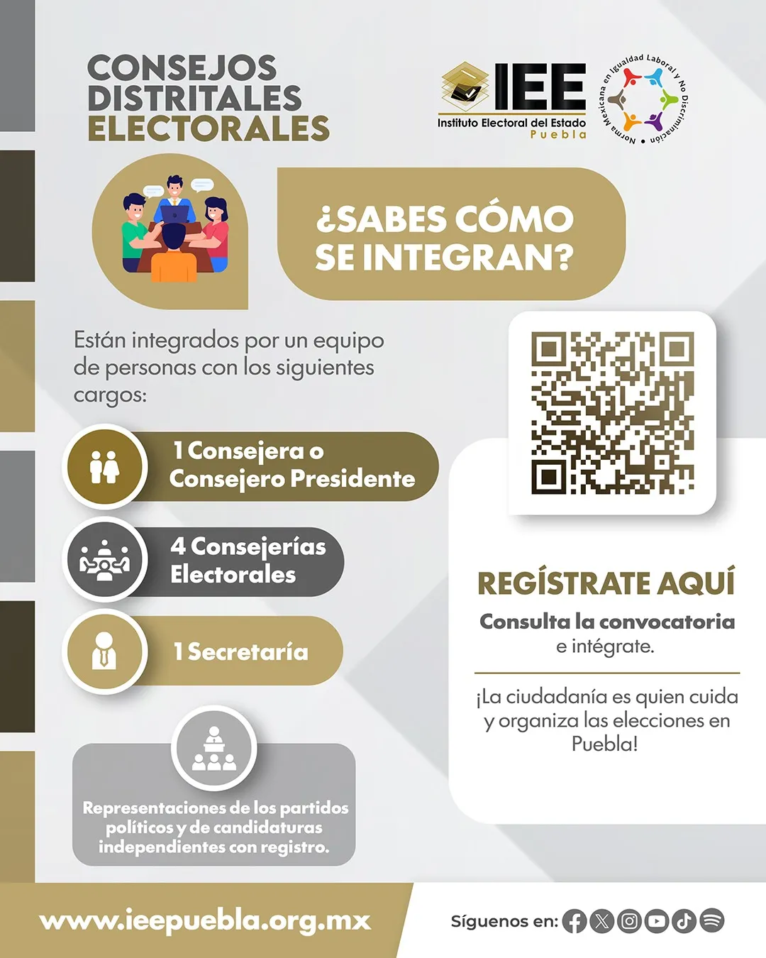¿Sabías que? Formar parte de un Consejo Distrital desarrolla relaciones humanas, trabajo en equipo, liderazgo, resolución de situaciones y negociación.